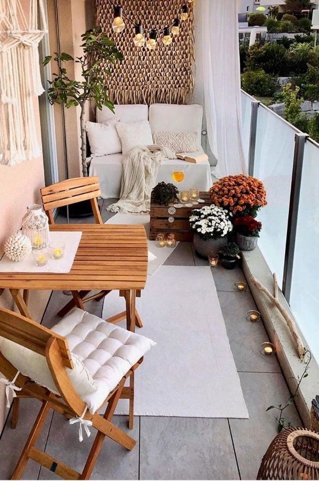 Складная мебель для балкона: яркие идеи - Ротанг