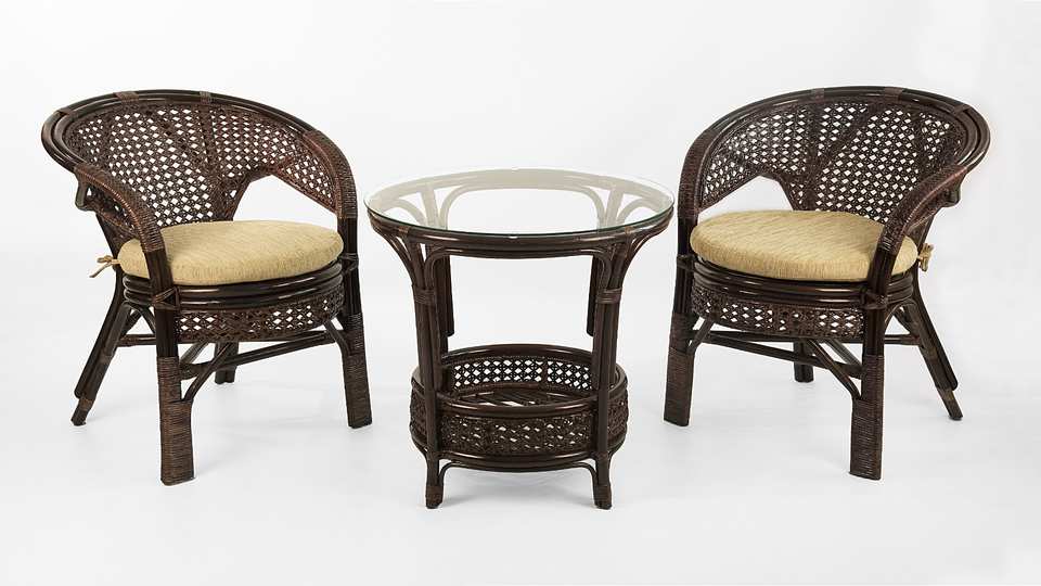 Пеланги Дуэт с круглым столом, темно-коричневый