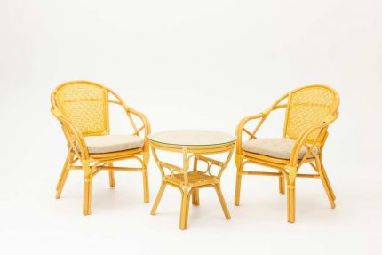 комплект плетеной мебели из натурального ротанга Петани Дуэт