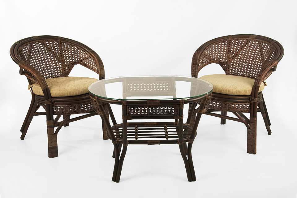 Пеланги Дуэт с овальным столом, орех матовый