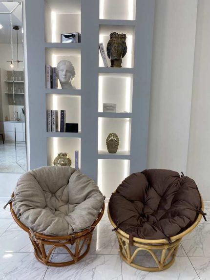 кресло папасан из ротанга для детей