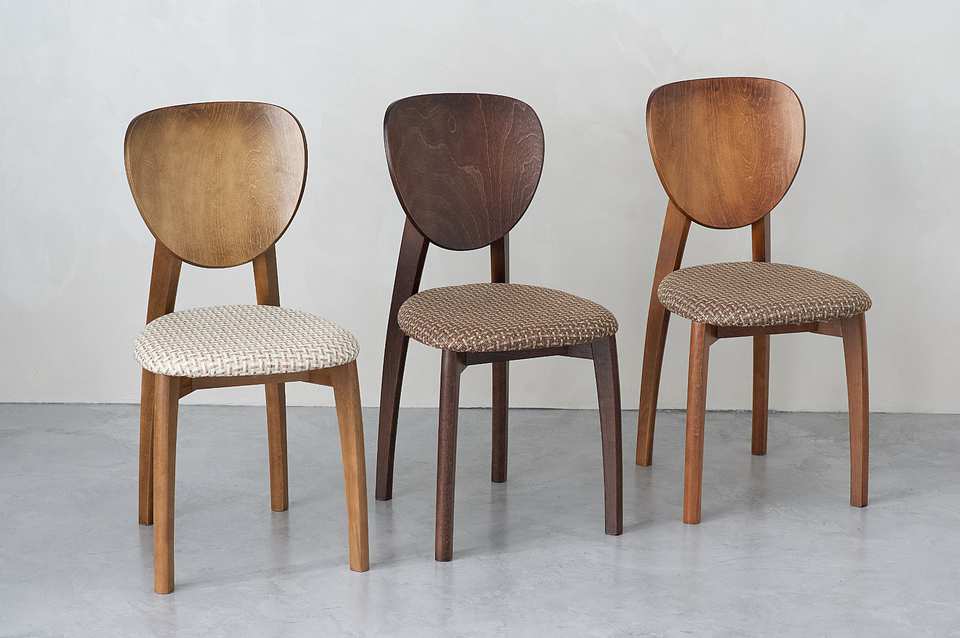 Стул обеденный Модерн, орех, миланский орех, темно-коричневый, в интерьере