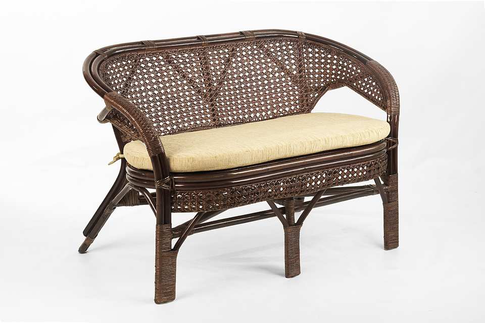 Диван Пеланги, темно-коричневый, вид 3/4