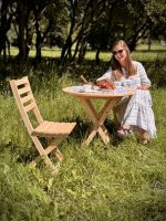 Садовый деревянный стул Ханго из сосны