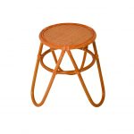 Круглый плетеный стол из ротанга Киви