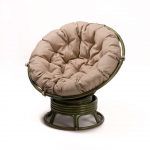 Кресло из ротанга Папасан вращающийся