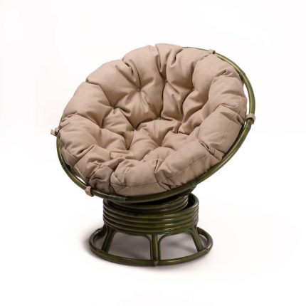 Кресло из ротанга Папасан вращающийся