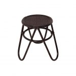 Круглый плетеный стол из ротанга Киви