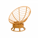 Кресло из ротанга Папасан вращающийся