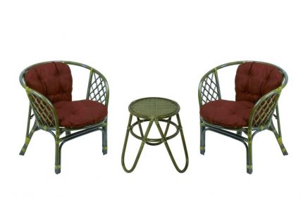 Кресла из ротанга Багама и плетеный стол Киви