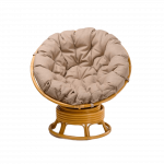 Кресло из ротанга Папасан вращающийся