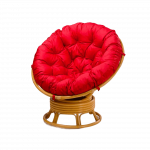 Кресло из ротанга Папасан вращающийся