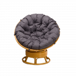 Кресло из ротанга Папасан вращающийся