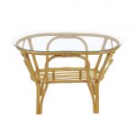 Овальный стол Багама из натурального ротанга