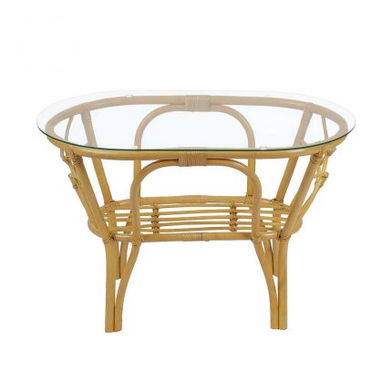 Овальный стол Багама из натурального ротанга