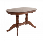 Обеденный овальный раздвижной стол из массива березы