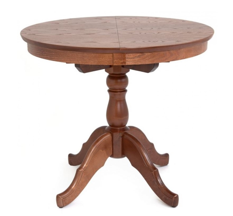 Стол CO 900 цвет средний Обеденный овальный раздвижной стол из массива березы