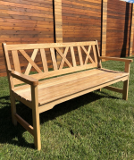 скамья деревянная