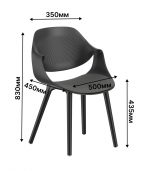 Обеденный стул из полипропилена SATIE SOFT