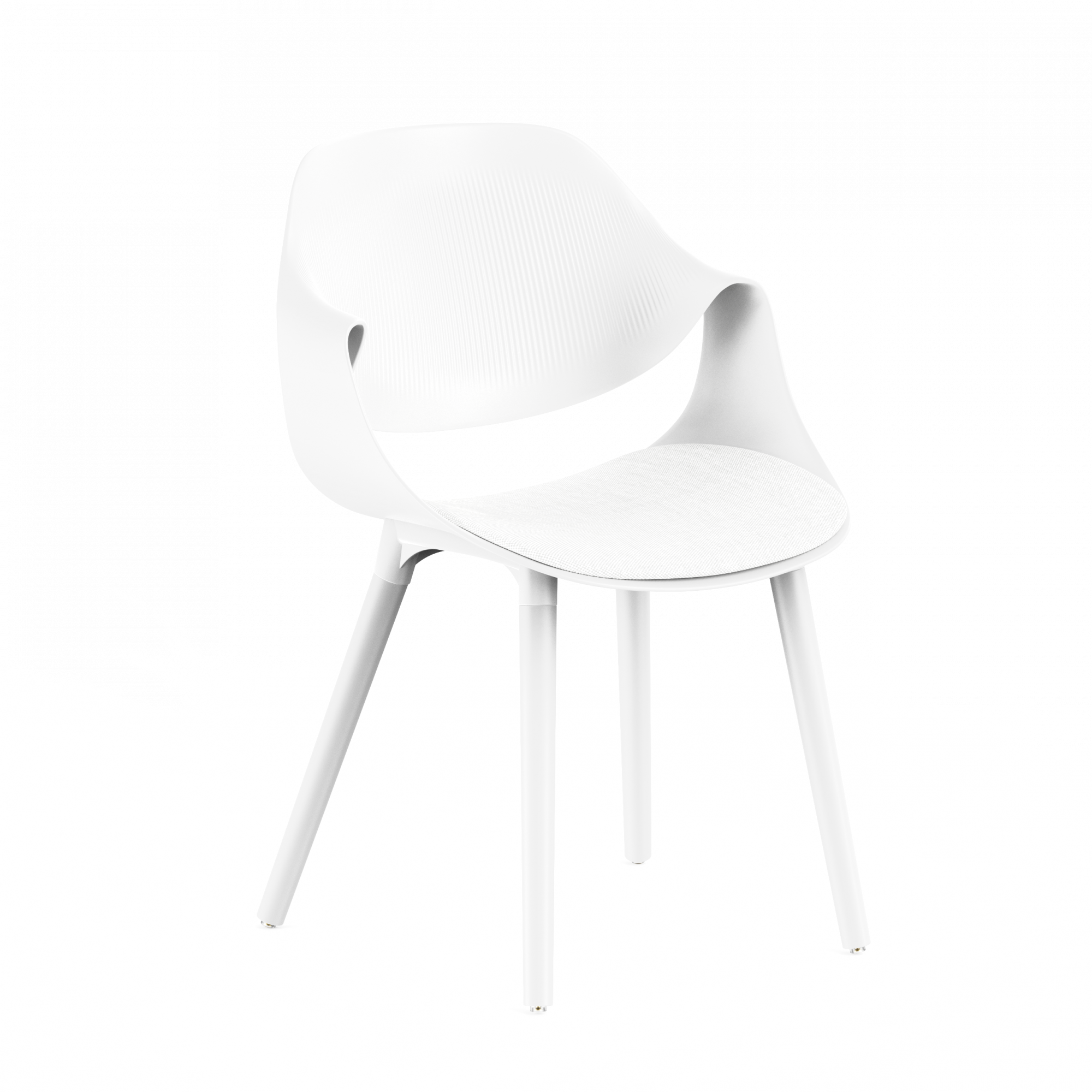 Стул SATIE SOFT (белый) 2 Стул SATIE SOFT