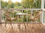 Кофейный комплект из искусственного ротанга Deco