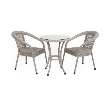Кофейный комплект из искусственного ротанга Deco