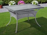 Обеденный плетеный стол из искусственного ротанга Deco 120х90см