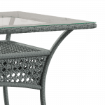 Обеденный плетеный стол из искусственного ротанга Deco 120х90см