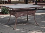 Обеденный плетеный стол из искусственного ротанга Deco 120х90см
