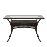 Обеденный плетеный стол из искусственного ротанга Deco 120х90см