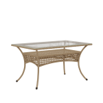 Обеденный плетеный стол из искусственного ротанга Deco 150х90см