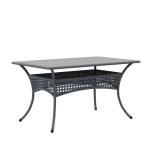 Обеденный плетеный стол из искусственного ротанга Deco 150х90см
