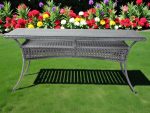 Обеденный плетеный стол из искусственного ротанга Deco 150х90см