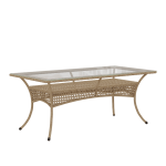 Обеденный плетеный стол из искусственного ротанга Deco 180х90см