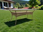Обеденный плетеный стол из искусственного ротанга Deco 180х90см