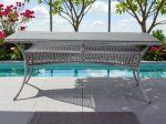 Обеденный плетеный стол из искусственного ротанга Deco 180х90см