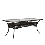 Обеденный плетеный стол из искусственного ротанга Deco 180х90см