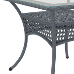 Обеденный плетеный стол из искусственного ротанга Deco 90см