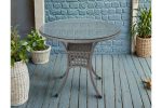 Стол 80 круглый DECO из искусственного ротанга
