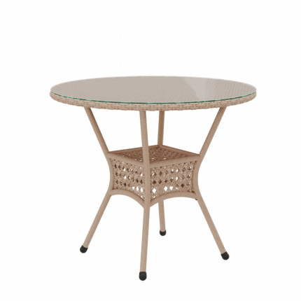Стол круглый DECO из искусственного ротанга